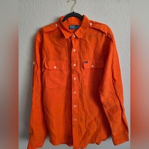 Polo by Ralph Lauren Men's Bold Orange Polo